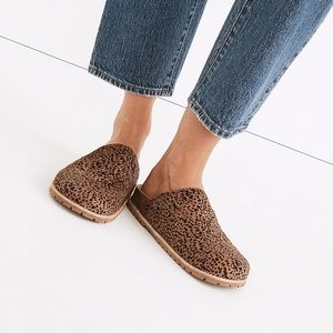 NEW Madewell The Layne Clog Mule in Calf Hair